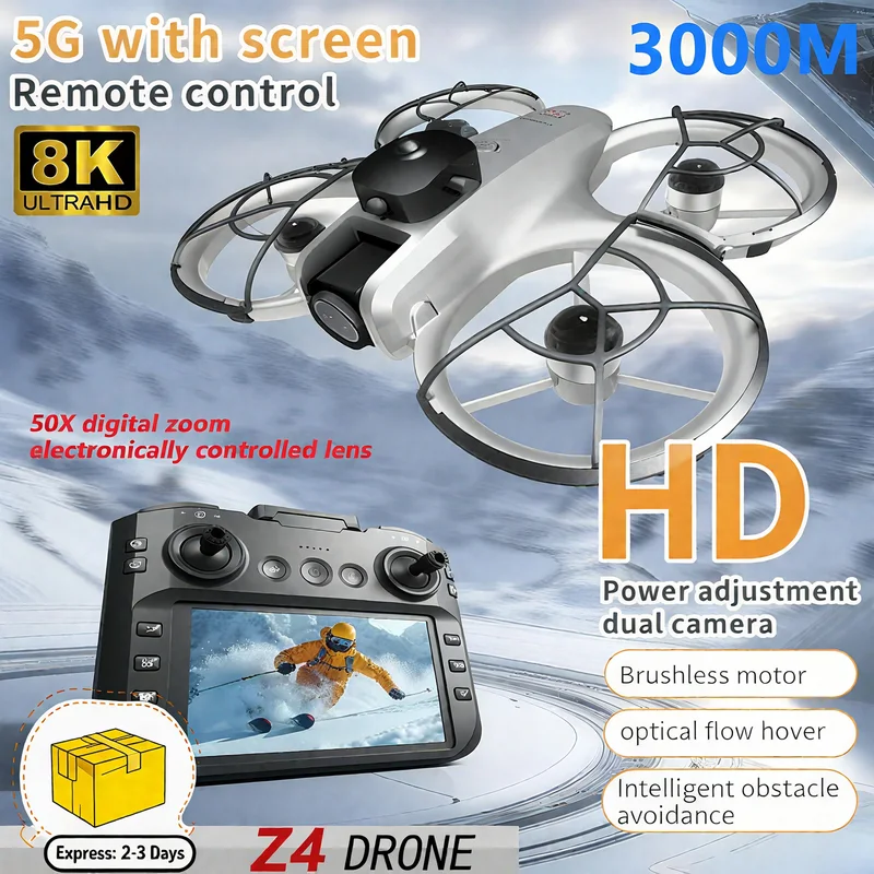 Drone Surveying - Yeni MINI Z4 Drone 4K Profesyonel