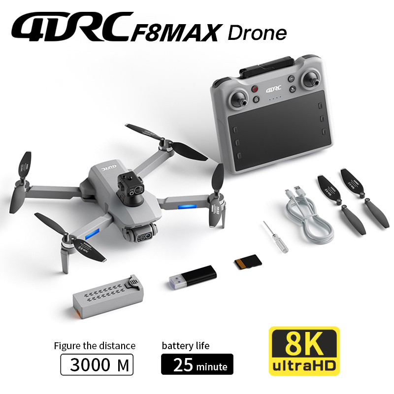 Drone Surveying - F8 MAX GPS Drone Profesyonel 8K