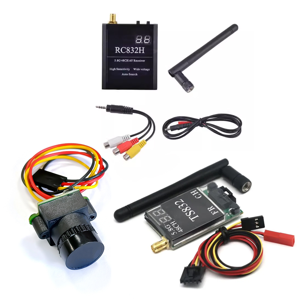 Drone Lidar - TS832 Alıcı +RC832 +1000TVL kamera 48CH