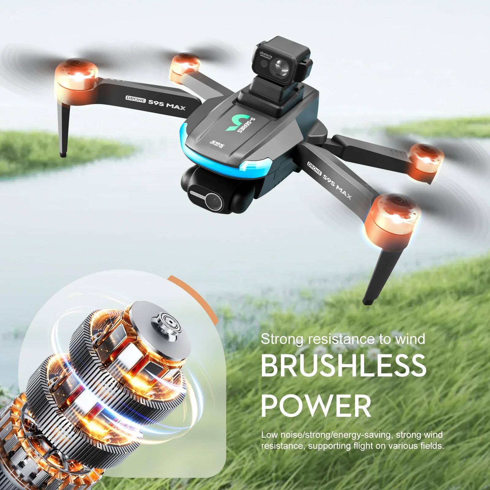 YENI S9S MAX MINI Drone 4K 2 E - Drone Lidar incelemesi ve fiyatı