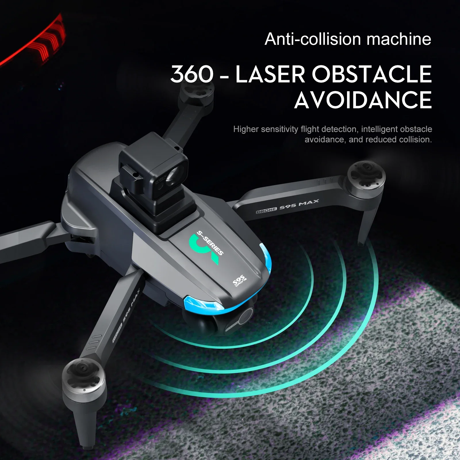 YENI S9S MAX MINI Drone 4K 2 E - Drone Lidar incelemesi ve fiyatı