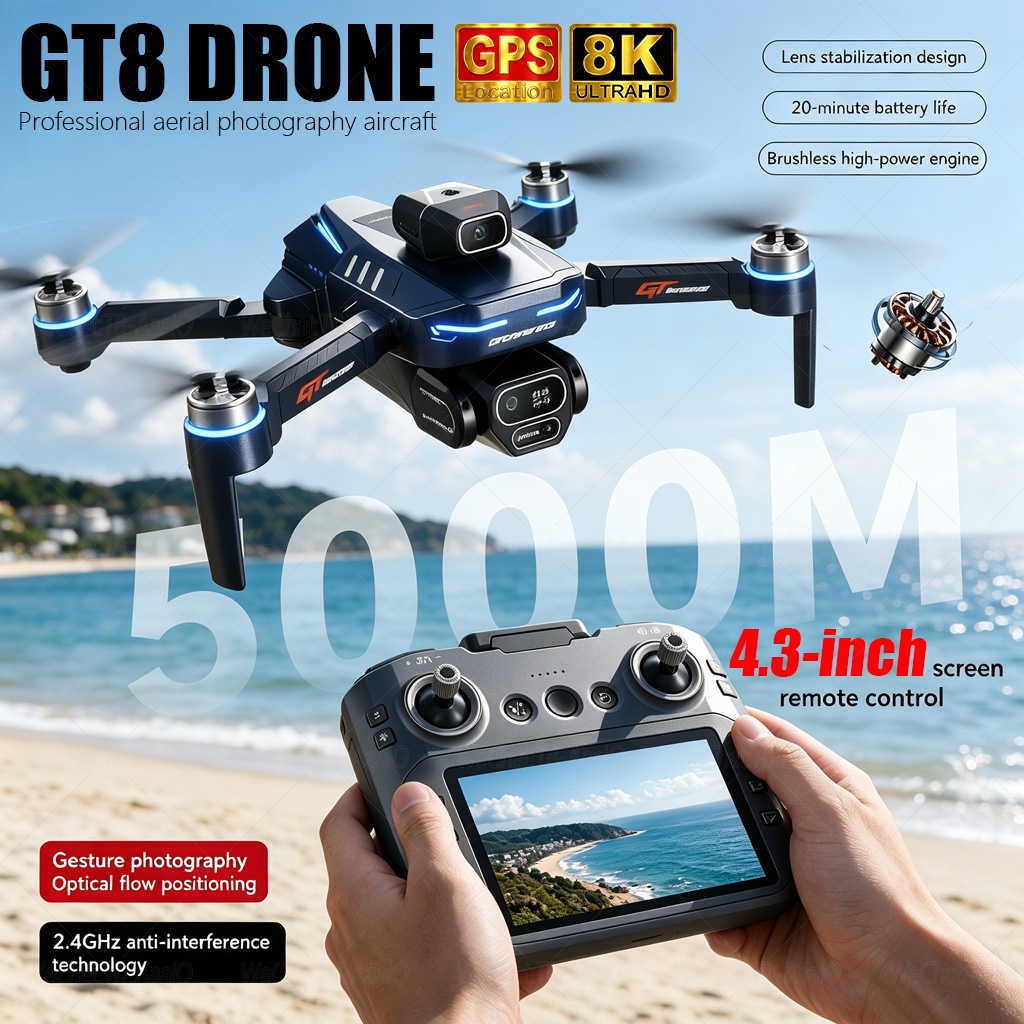 YENİ GT8 HD RC Drone 4K Profes - Drone Surveying incelemesi ve fiyatı