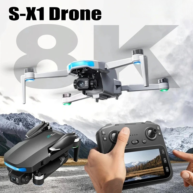 Orijinal S-X1 Drone 8K HD Prof - Drone Surveying incelemesi ve fiyatı