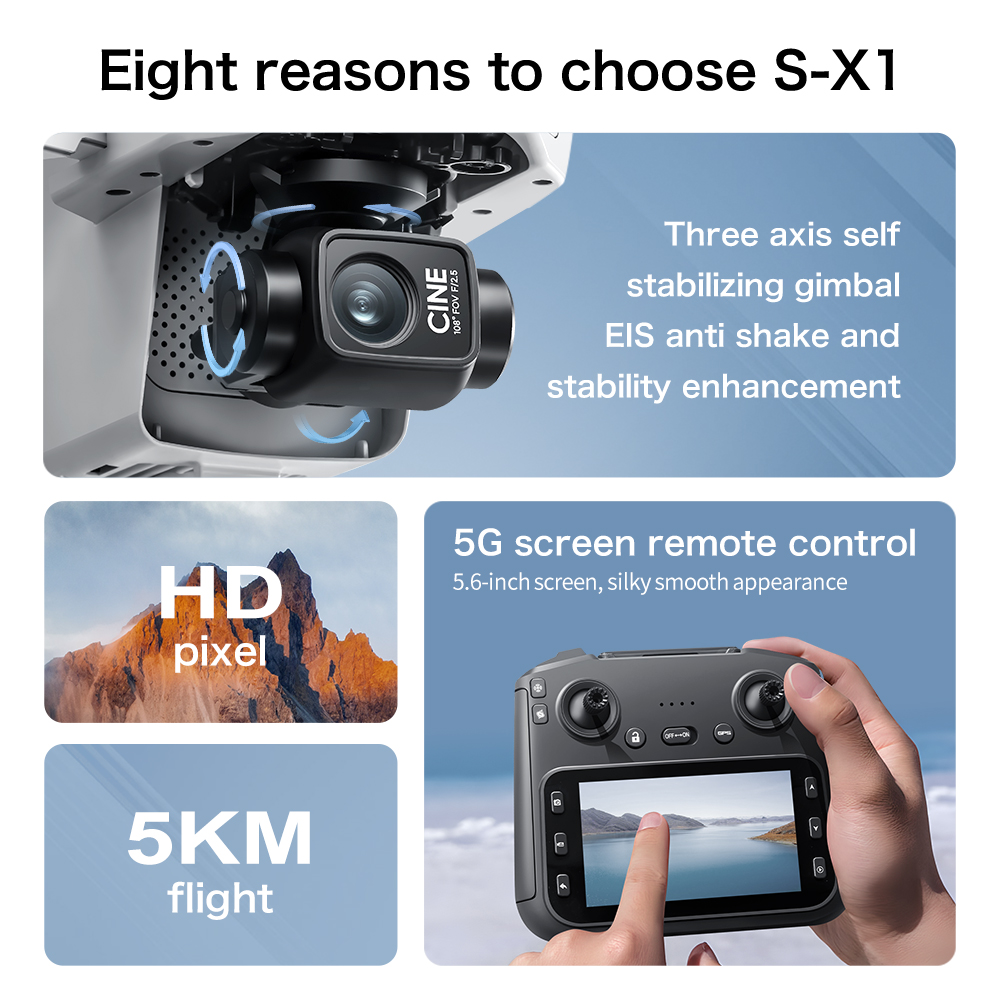 En İyi Fırsat S-X1 MAX GPS Dro - Drone Surveying incelemesi ve fiyatı